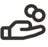 hand coins